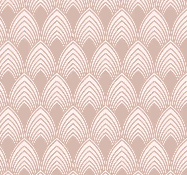 Růžová roleta s vintage geometrickým designem - TenStickers