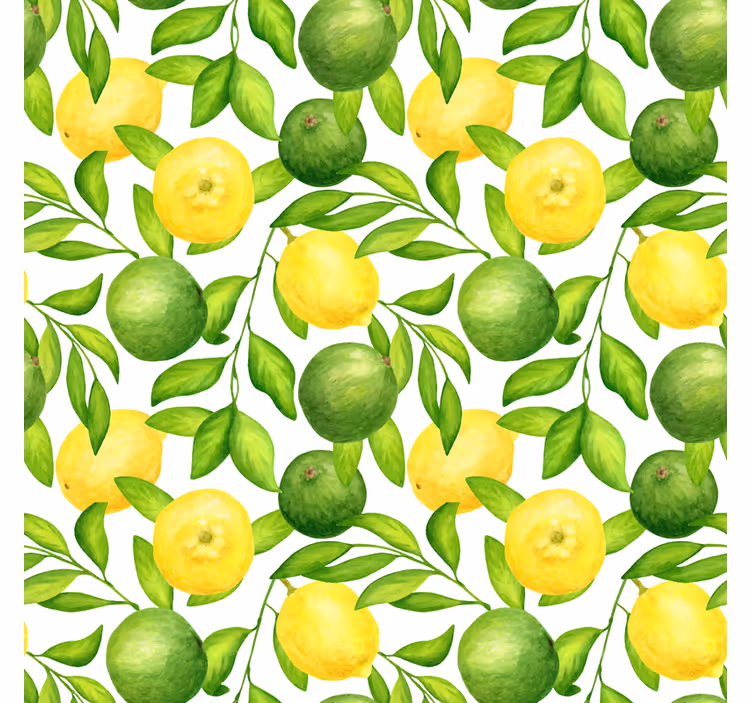 Roleta do obývacího pokoje citrony a limety - TenStickers