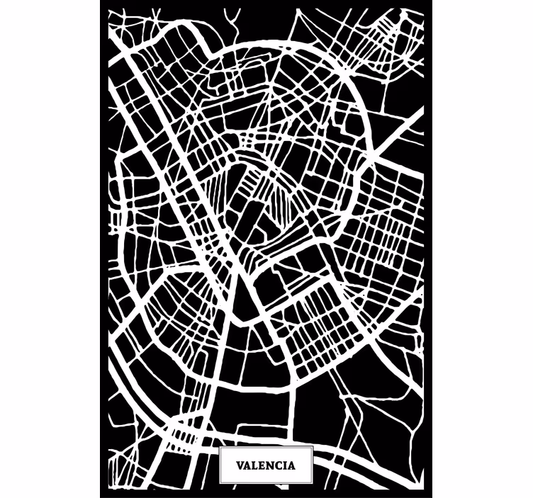Roleta do obývacího pokoje valencia topografická - TenStickers