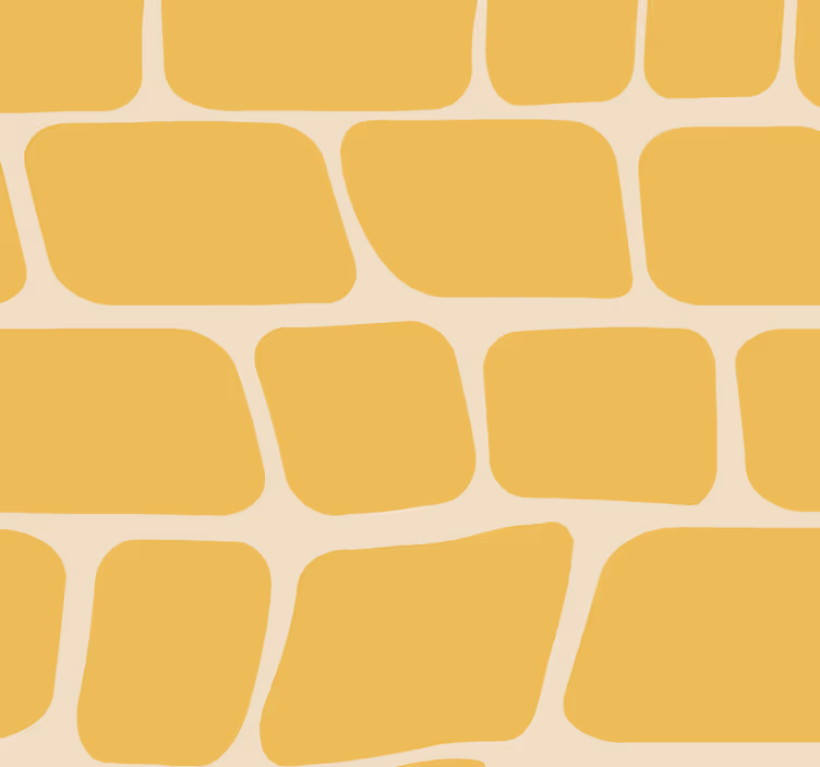 Žlutá roleta s abstraktním vzorem - TenStickers