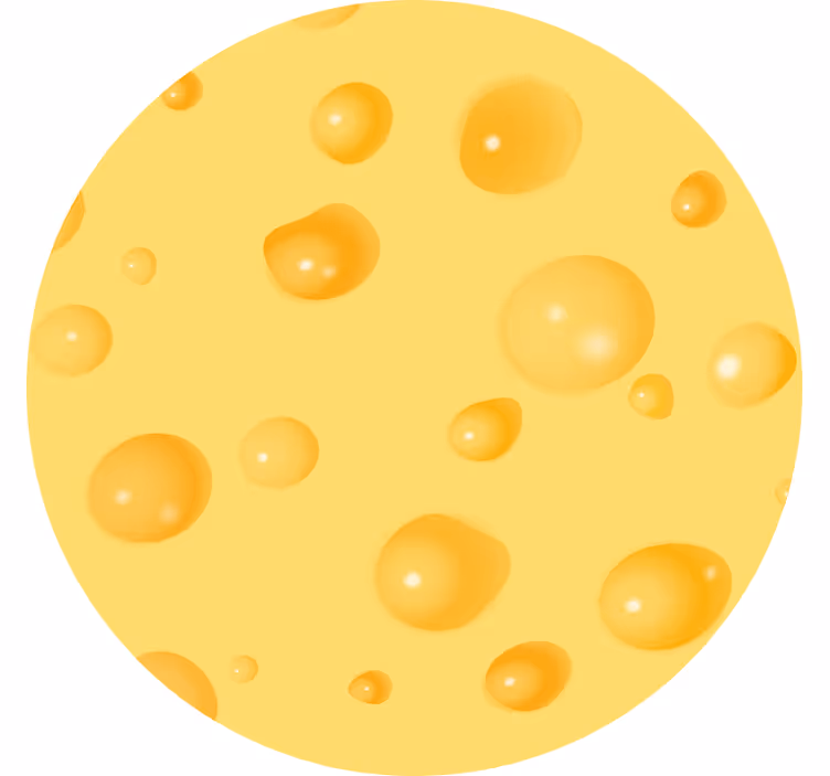 Žlutá roleta Švýcarský sýr - TenStickers