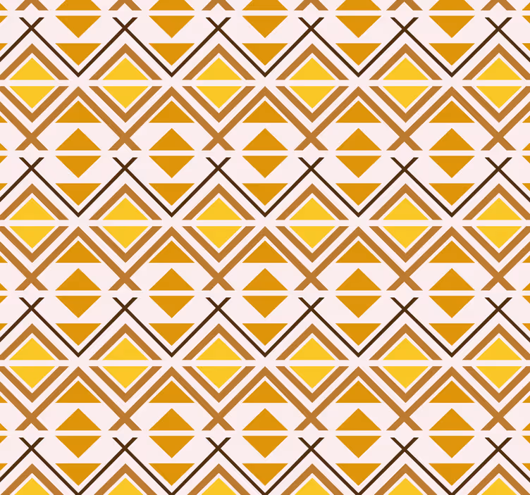 Žlutá roleta s geometrickým designem - TenStickers