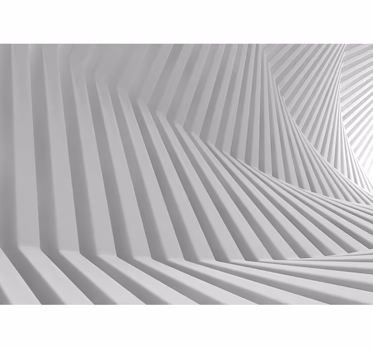 Roleta do obývacího pokoje abstraktní geometrické vlny - TenStickers