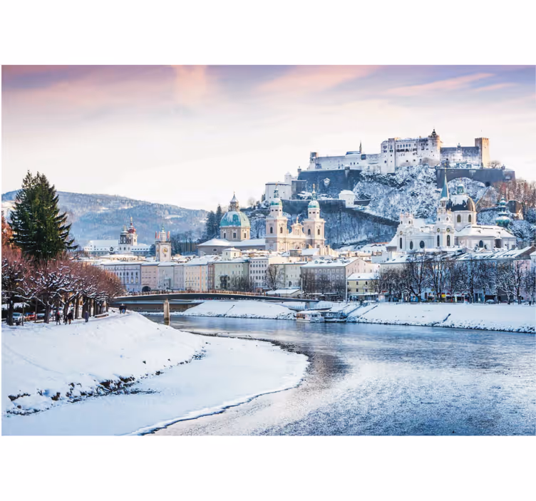 Roleta do obývacího pokoje salzburg zima - TenStickers