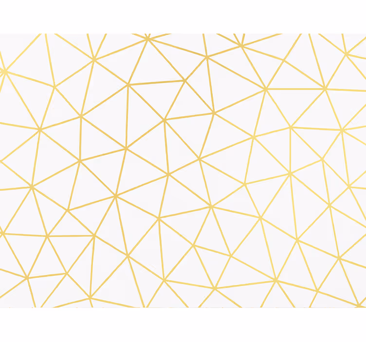Moderní roleta zlatý geometrický prismový mozaikový design - TenStickers
