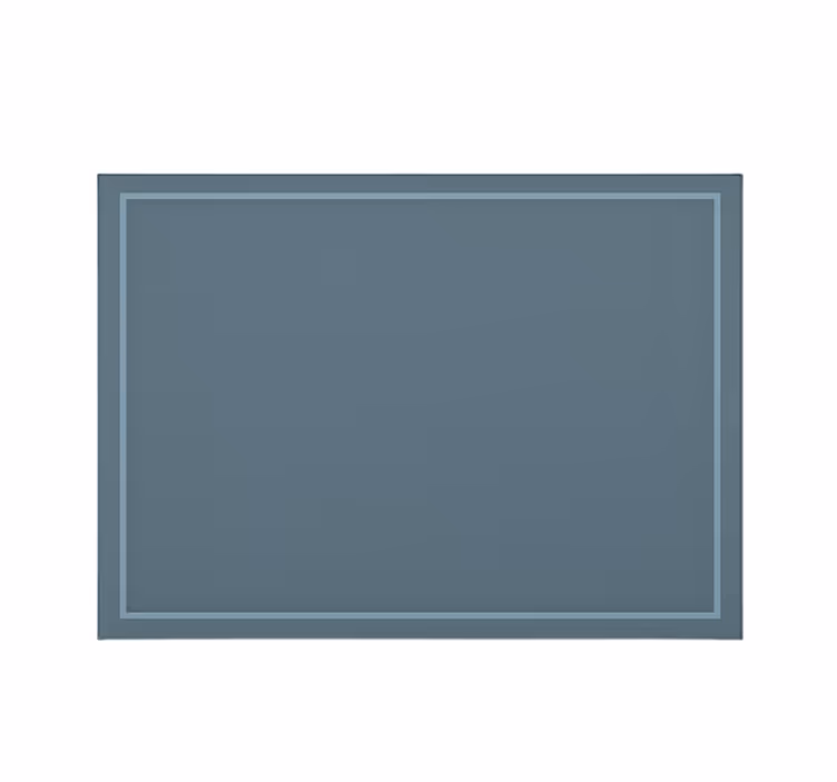 Modrá roleta s jednoduchým lemovaným designem - TenStickers