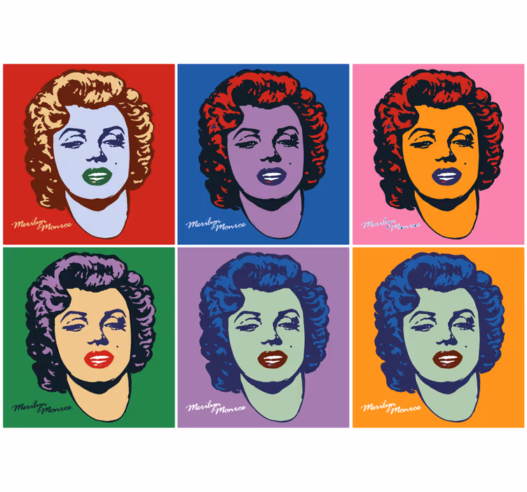 Roleta do obývacího pokoje s motivem marilyn monroe - TenStickers
