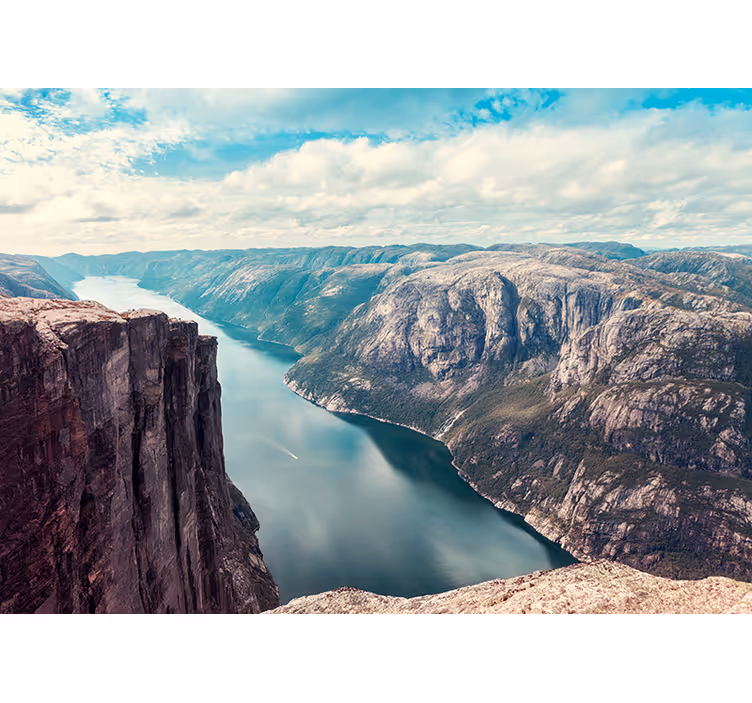 Roleta do obývacího pokoje norská fjorda - TenStickers