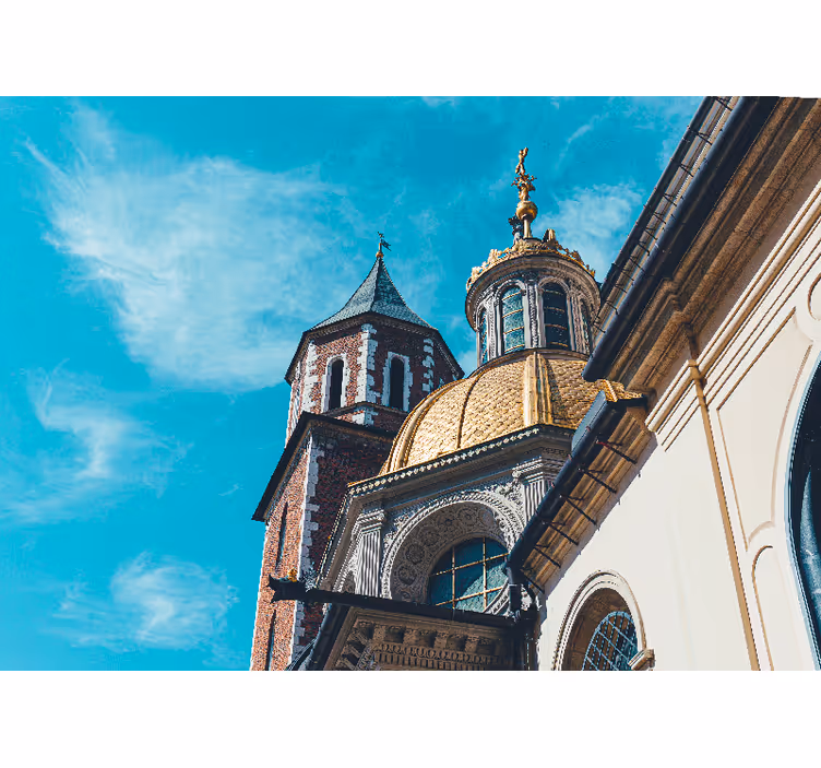 Roleta do obývacího pokoje pohled na wawel - TenStickers