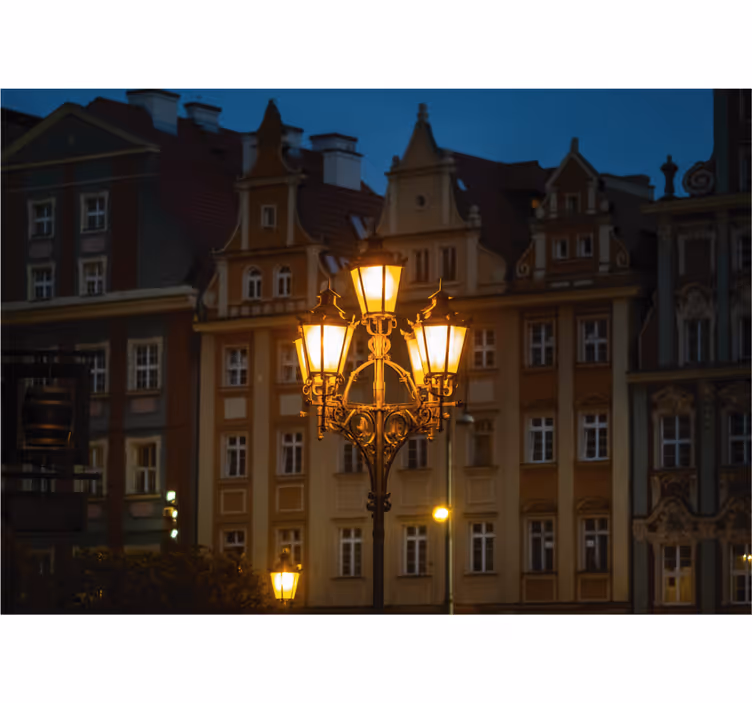 Roleta do obývacího pokoje wrocław při západu slunce - TenStickers