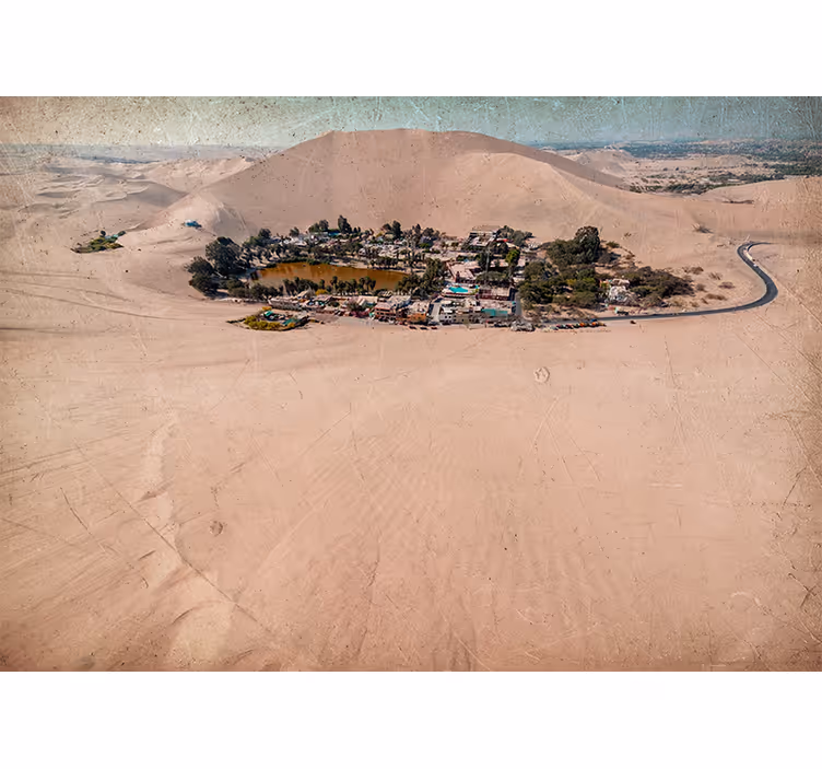 Roleta do obývacího pokoje písečné huacachina - TenStickers
