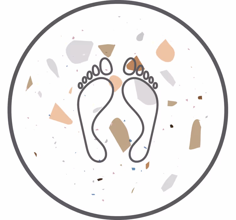 Bílá roleta s terrazzo vzorem - TenStickers