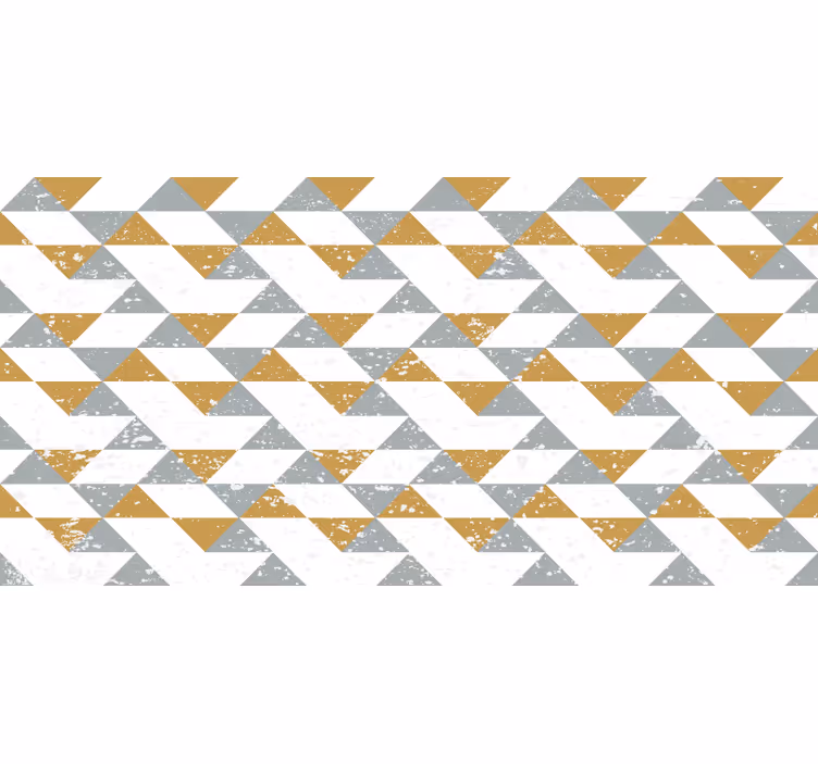 Bílá roleta s geometrickým grunge vzorem - TenStickers