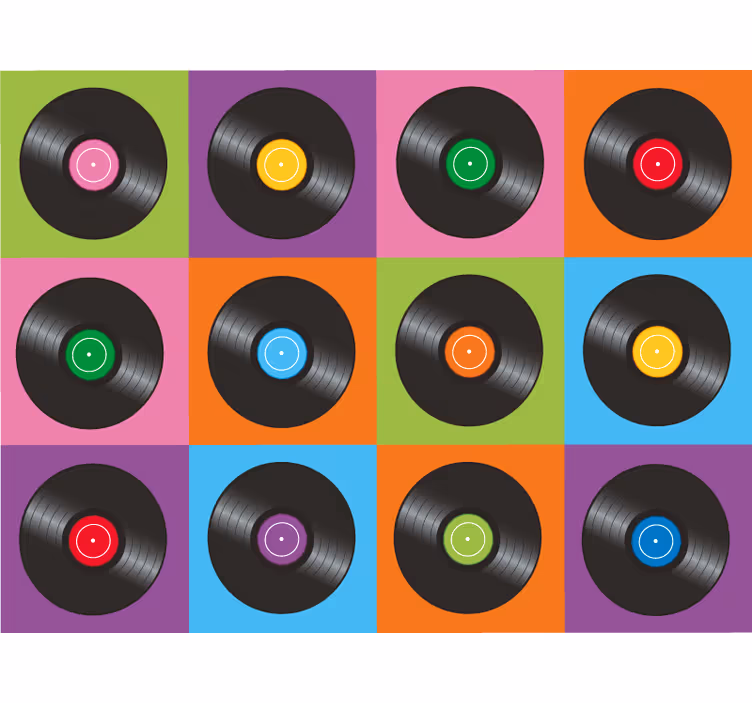 Roleta ložnice vinylové talíře do kuchyně - TenStickers