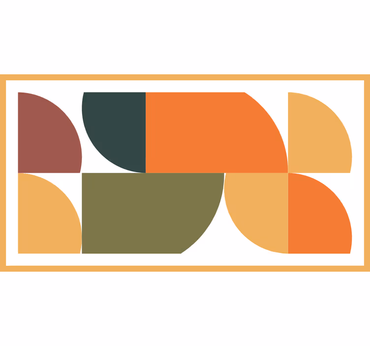 Roleta ložnice abstraktní geometrické umění - TenStickers