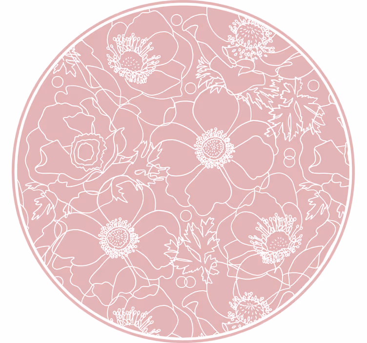 Roleta ložnice elegantní růžový obraz - TenStickers