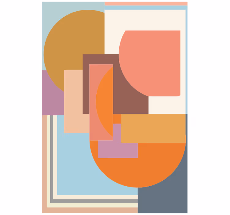 Roleta ložnice moderní geometrická mozaika - TenStickers