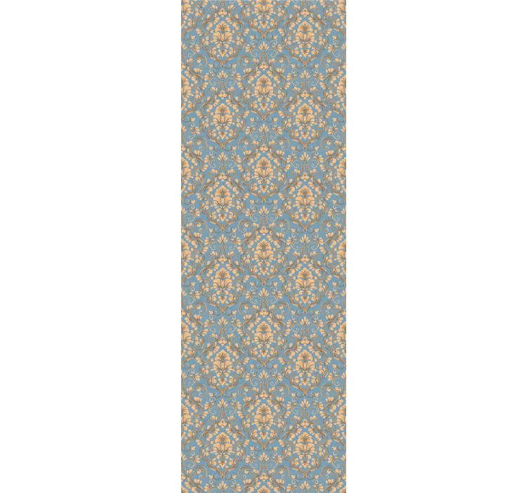 Vintage roleta s ornamentálním květinovým damaskem - TenStickers