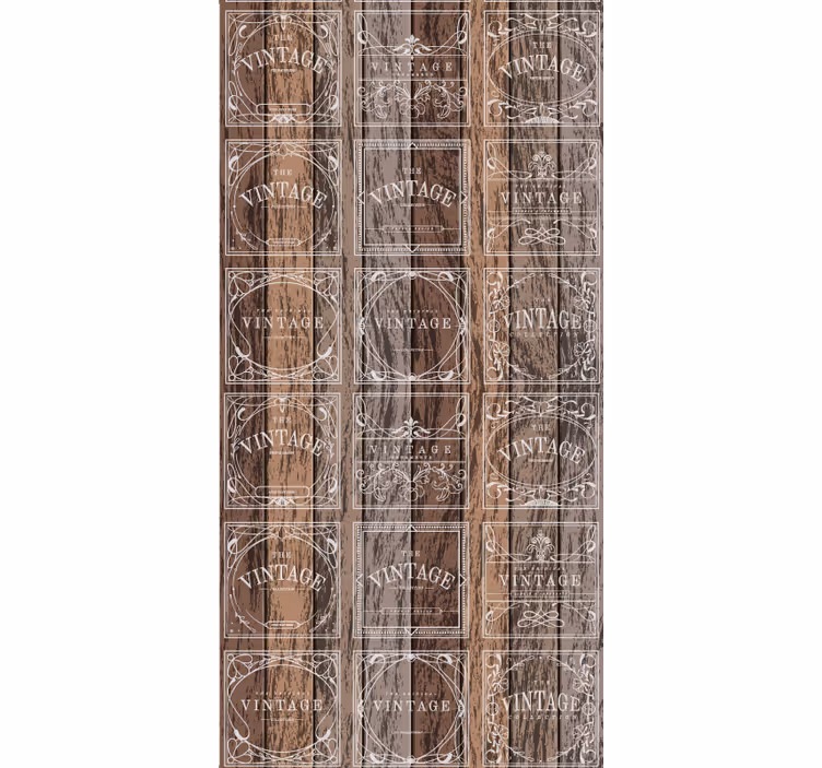 Vintage roleta s razítkovanými sudy - TenStickers