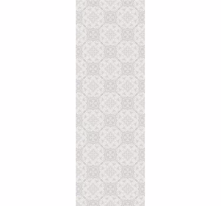 Vintage roleta šedý etnický vzor s detailním designem - TenStickers