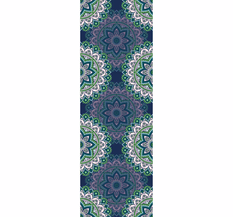 Vintage roleta skleněná mandala - TenStickers