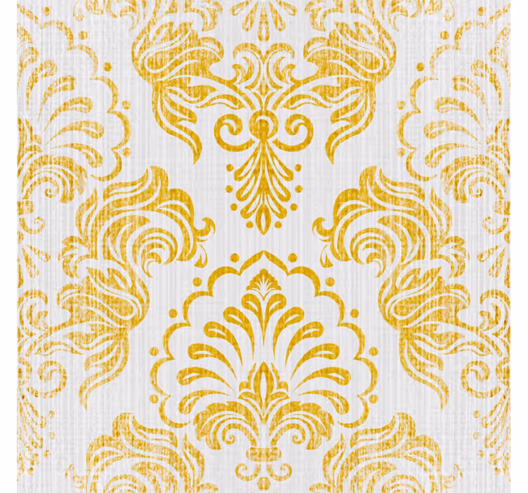 Vintage roleta zlatý design - TenStickers