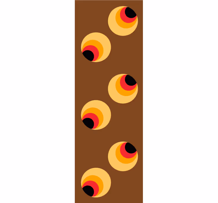 Vintage roleta s vystouplýma očima - TenStickers