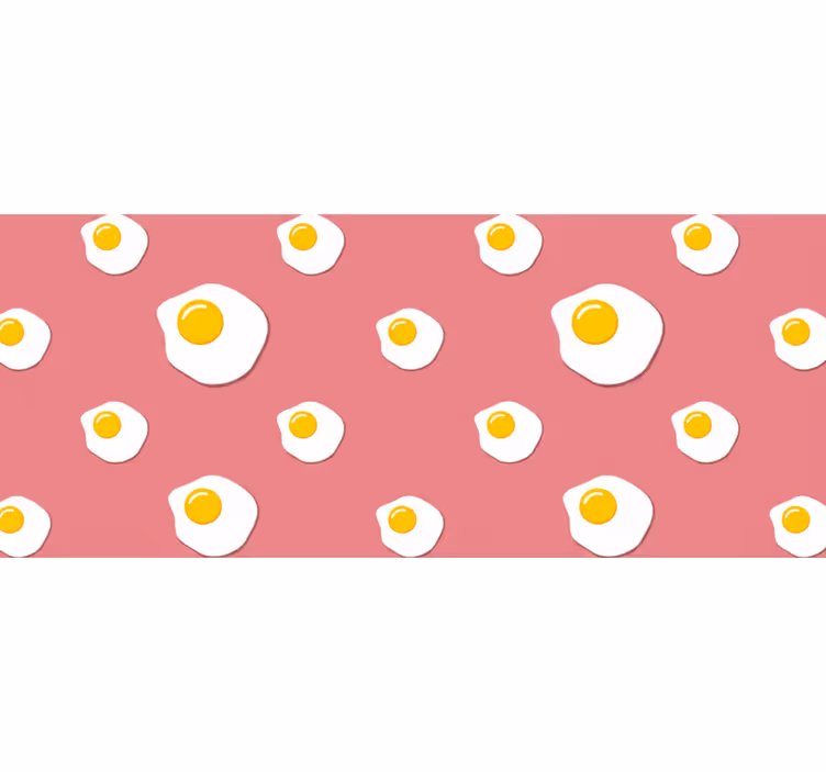 Růžová roleta smažená vejce - TenStickers