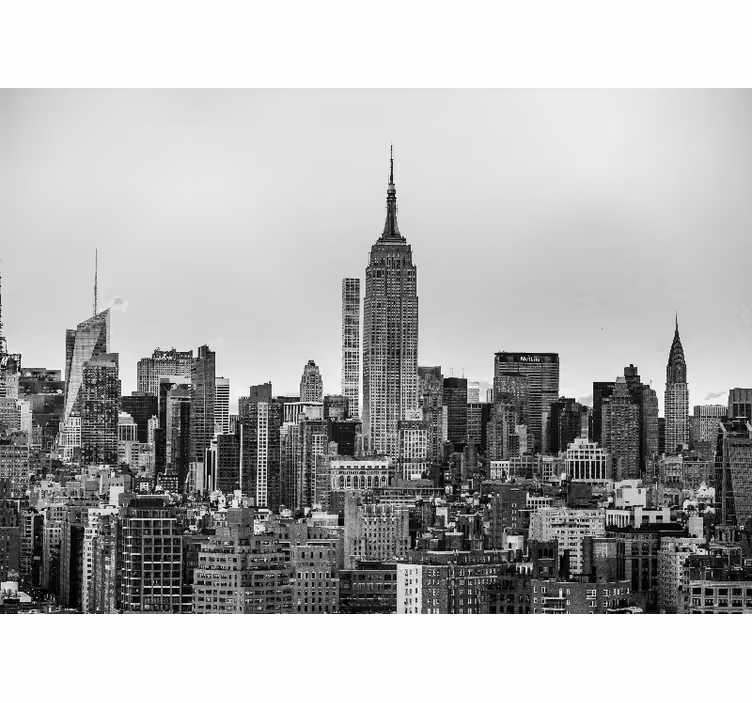 Roleta do obývacího pokoje new york ve stylu černobílé - TenStickers
