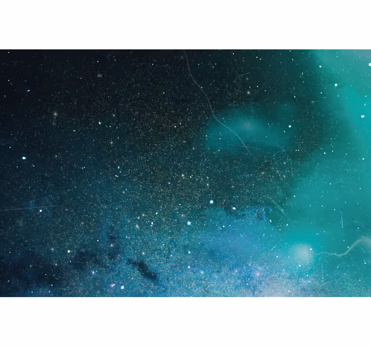 Roleta do obývacího pokoje meteorový déšť modro-zelený - TenStickers