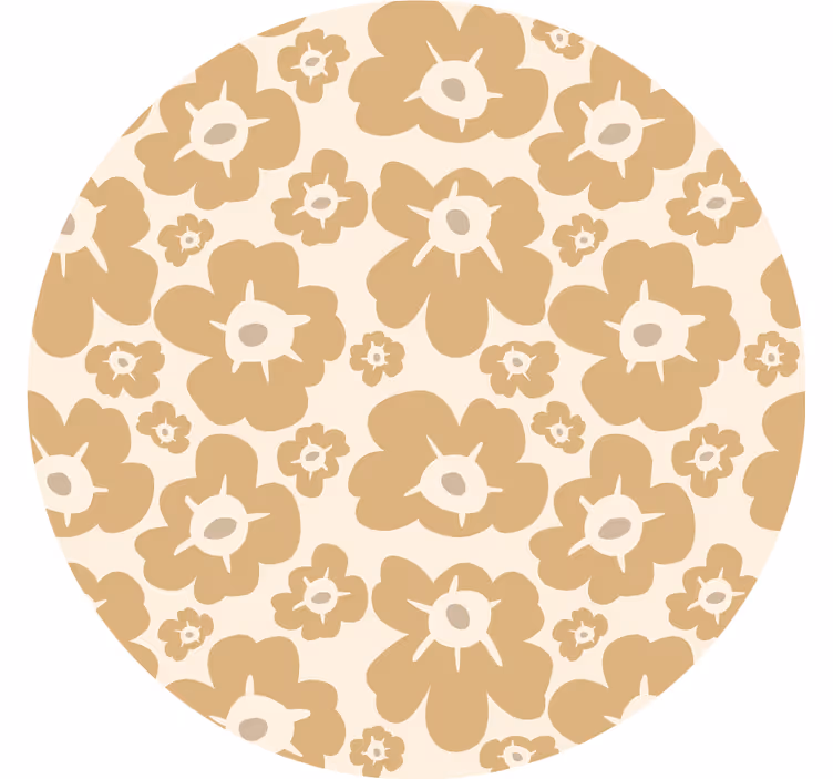 Roleta ložnice béžové máky - TenStickers