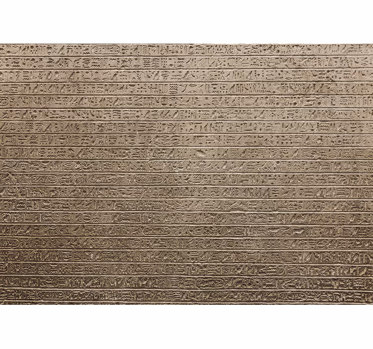 Béžová roleta s egyptským hieroglyfickým vzorem - TenStickers