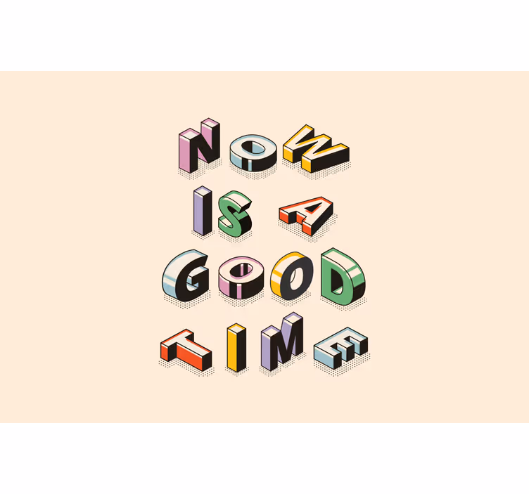 Béžová roleta nyní v barevném retro designu - TenStickers