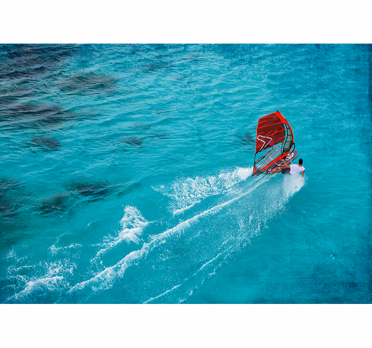 Roleta ložnice vodní surfista - TenStickers
