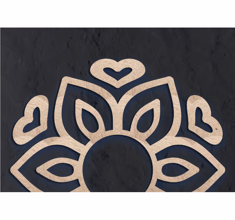 Roleta ložnice imitace ratanového boho - TenStickers