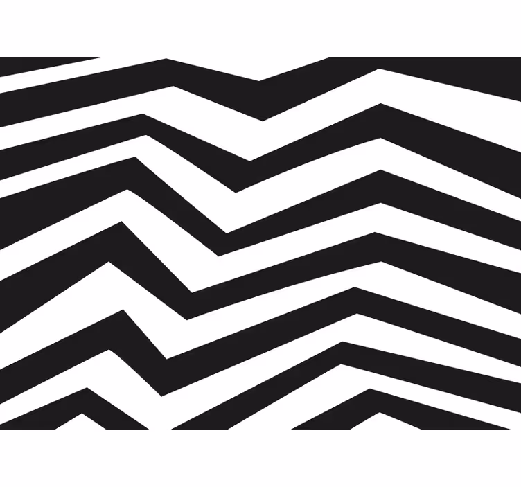 Roleta ložnice v designu zig zag - TenStickers