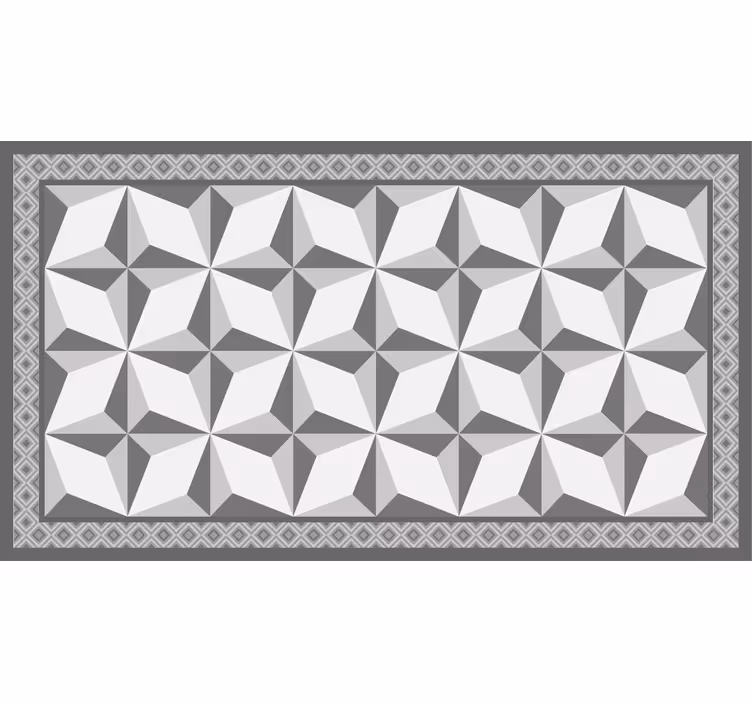 Šedá roleta s geometrickým vzorem margot - TenStickers