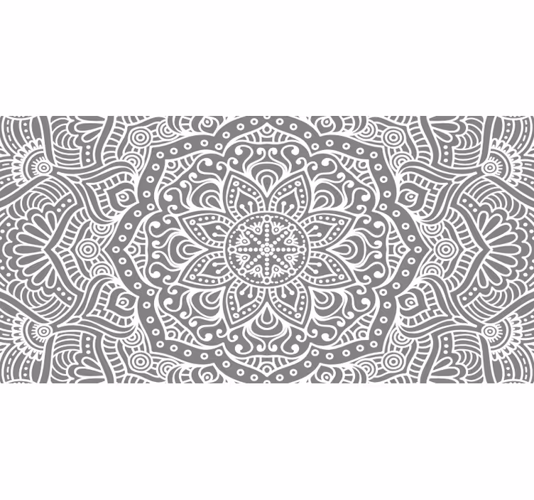 Šedá roleta elegantní mandala - TenStickers