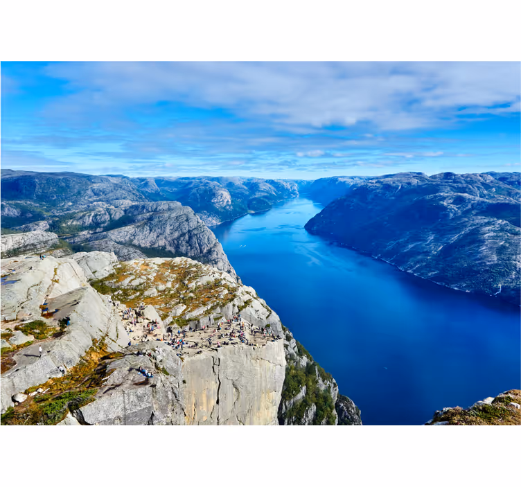 Roleta ložnice preikestolen norsko - TenStickers