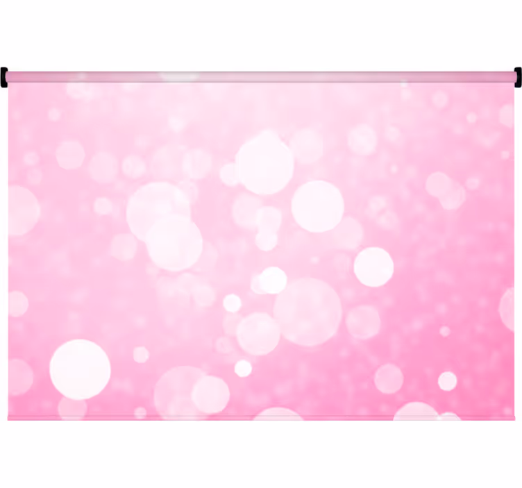 Roleta ložnice s růžovými bokeh světly - TenStickers