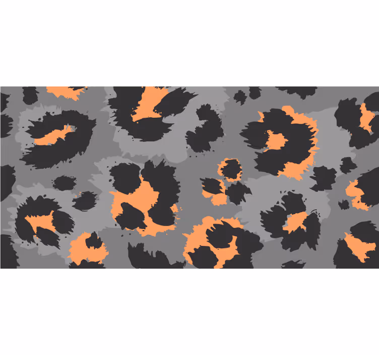 Roleta ložnice s šedou leopardí kůží - TenStickers