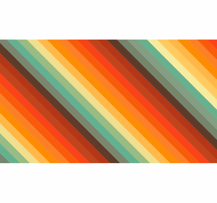 Roleta ložnice retro pruhy v barvách - TenStickers