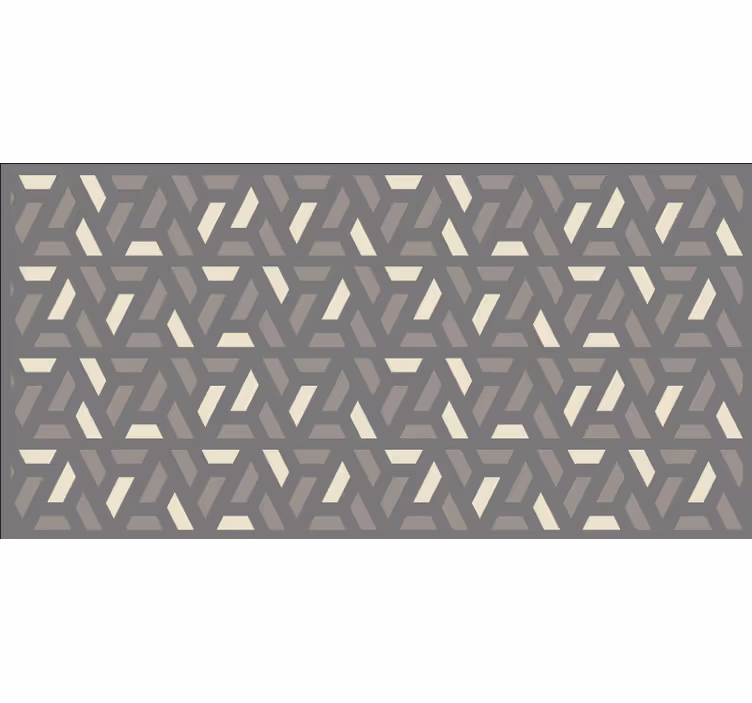 Roleta ložnice s geometrickým šedým trojúhelníkem - TenStickers