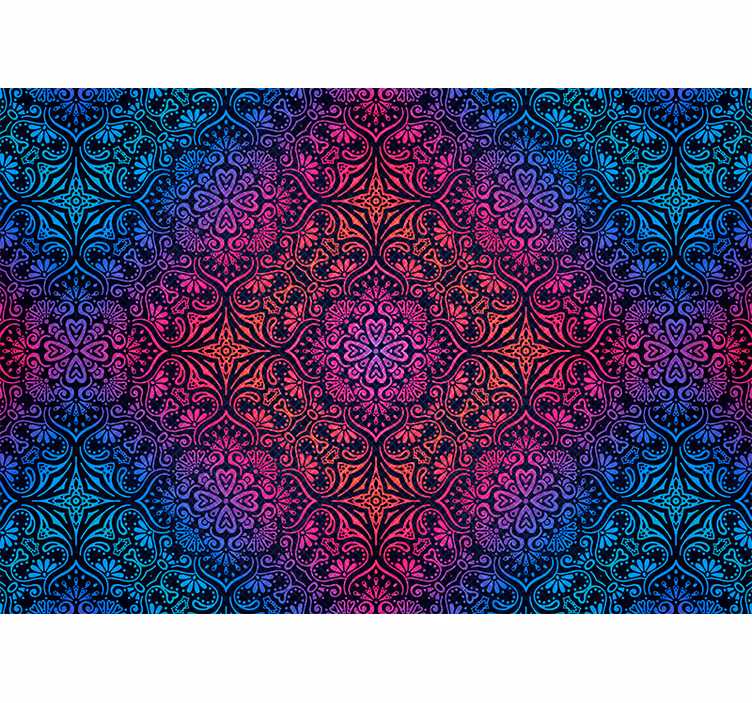 Roleta ložnice bohemian mandala mantra - TenStickers