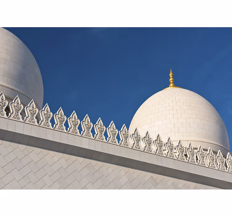Bílá roleta emirates sheikh zayed - TenStickers