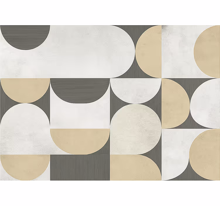 Roleta do obývacího pokoje abstraktní geometrie - TenStickers