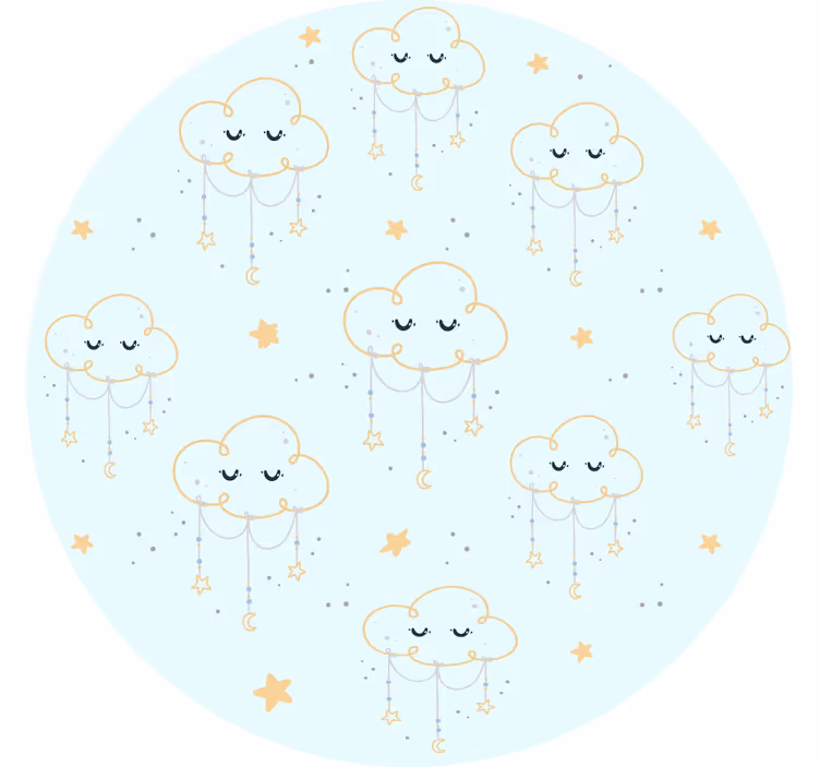 Roleta děti s motivem oblaků - TenStickers