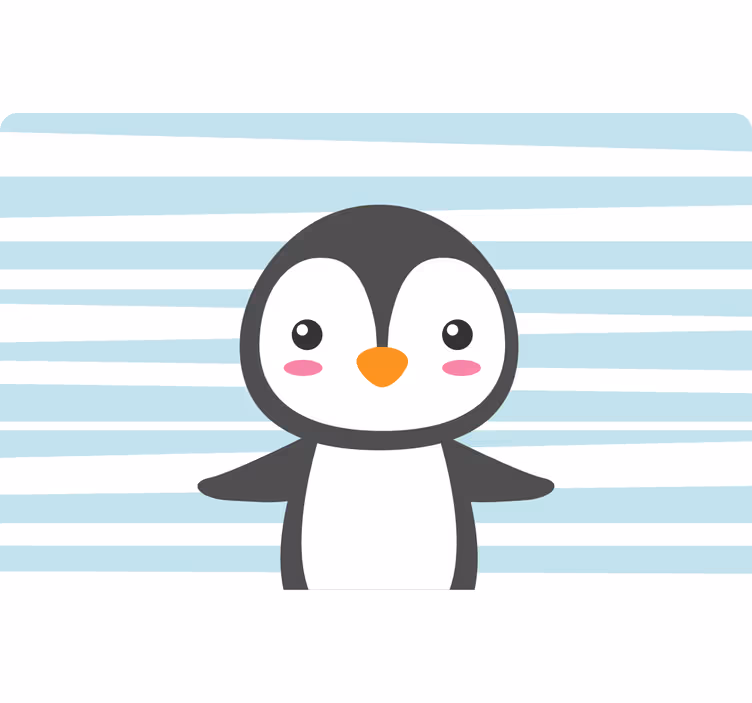 Roleta děti Šťastný tučňák - TenStickers