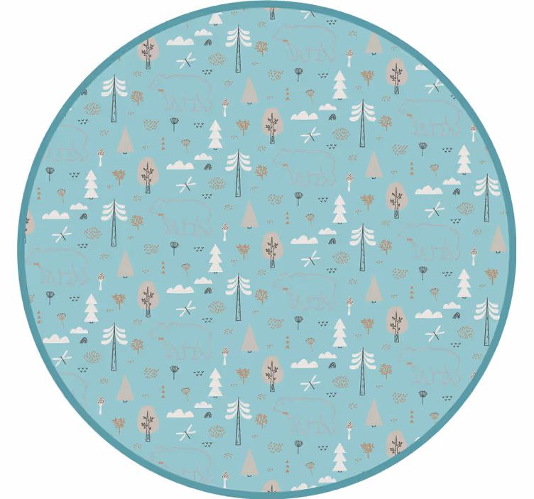 Roleta děti geometrický skandinávský styl - TenStickers