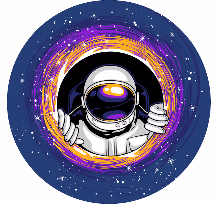 Roleta děti astronaut ve vesmíru - TenStickers
